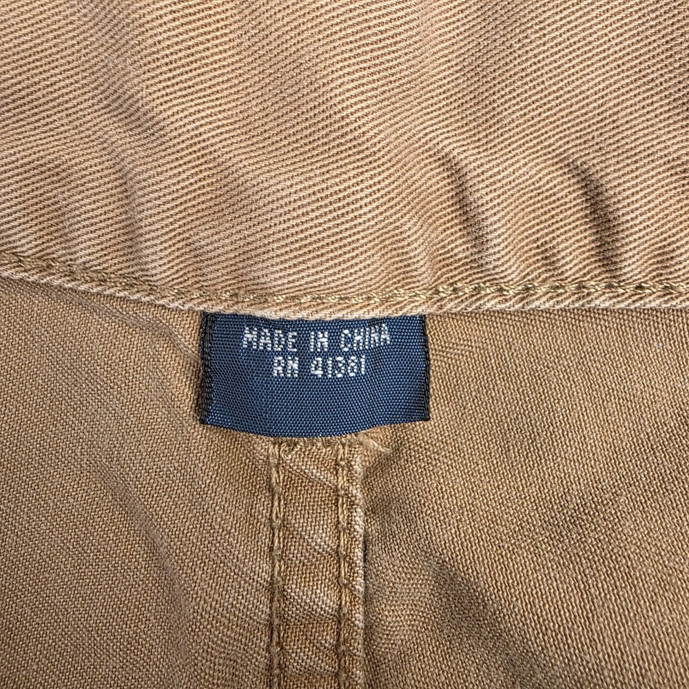 Polo Ralph Lauren Straight‎ 650 Pants Men's 38x32 Tan Flat Front Embroidered - Picture 4 of 10